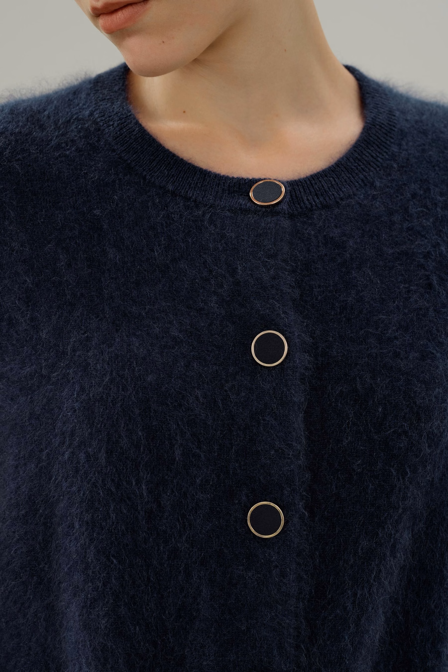 Cardigan in Cashmere Spazzolato Ultra-Morbido