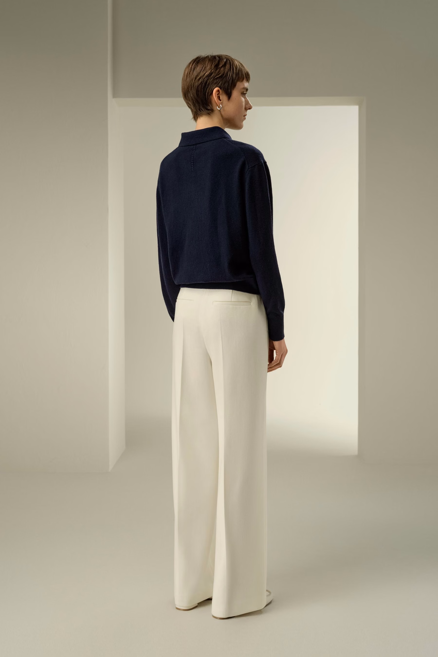 Maglietta Polo in Cashmere per Bambini