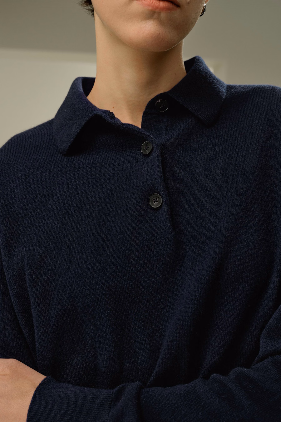 Maglietta Polo in Cashmere per Bambini