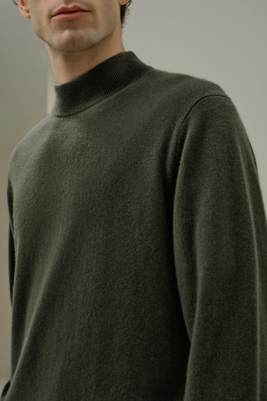 Baby Cashmere Mock Neck Sweater