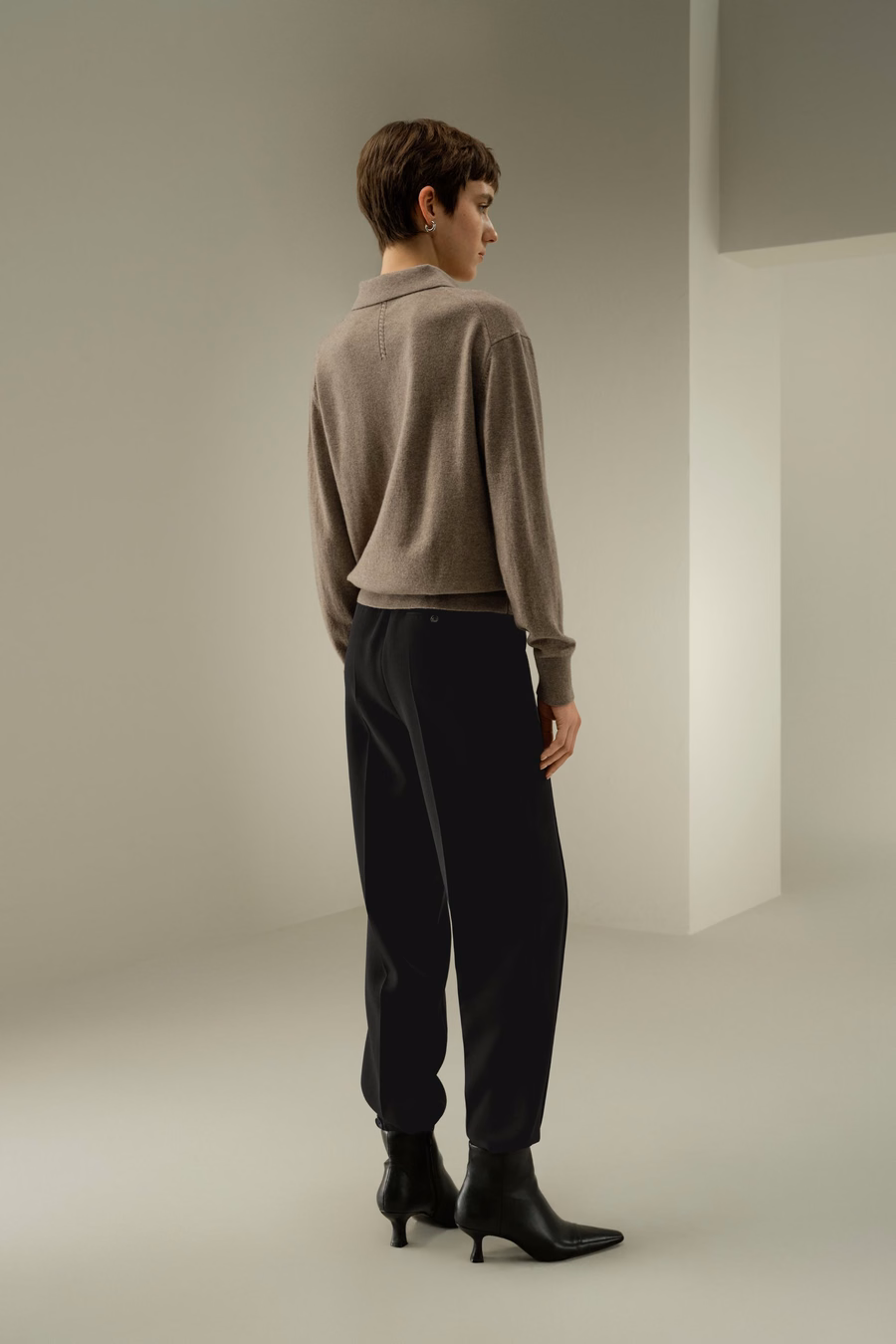 Maglietta Polo in Cashmere per Bambini