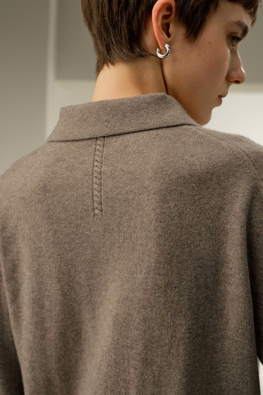 Maglietta Polo in Cashmere per Bambini