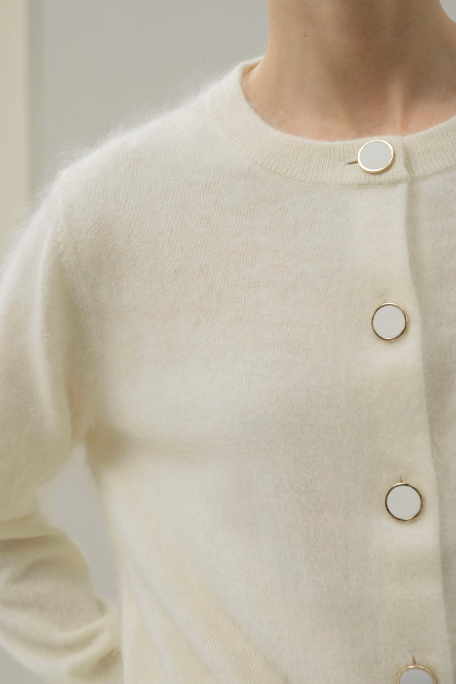 Cardigan in Cashmere Spazzolato Ultra-Morbido