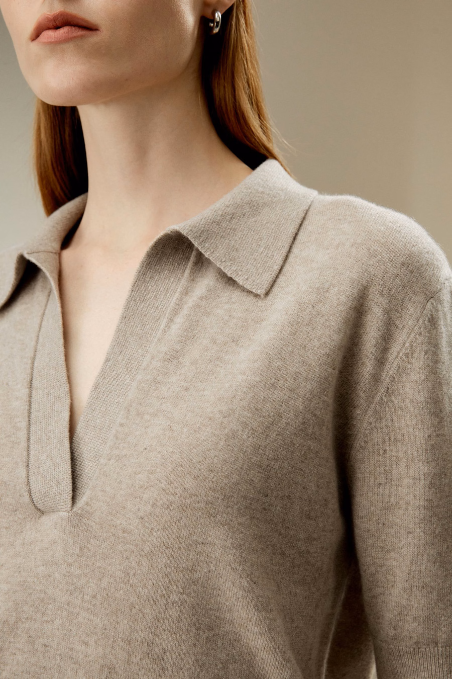Polo in lana merino ultrafine