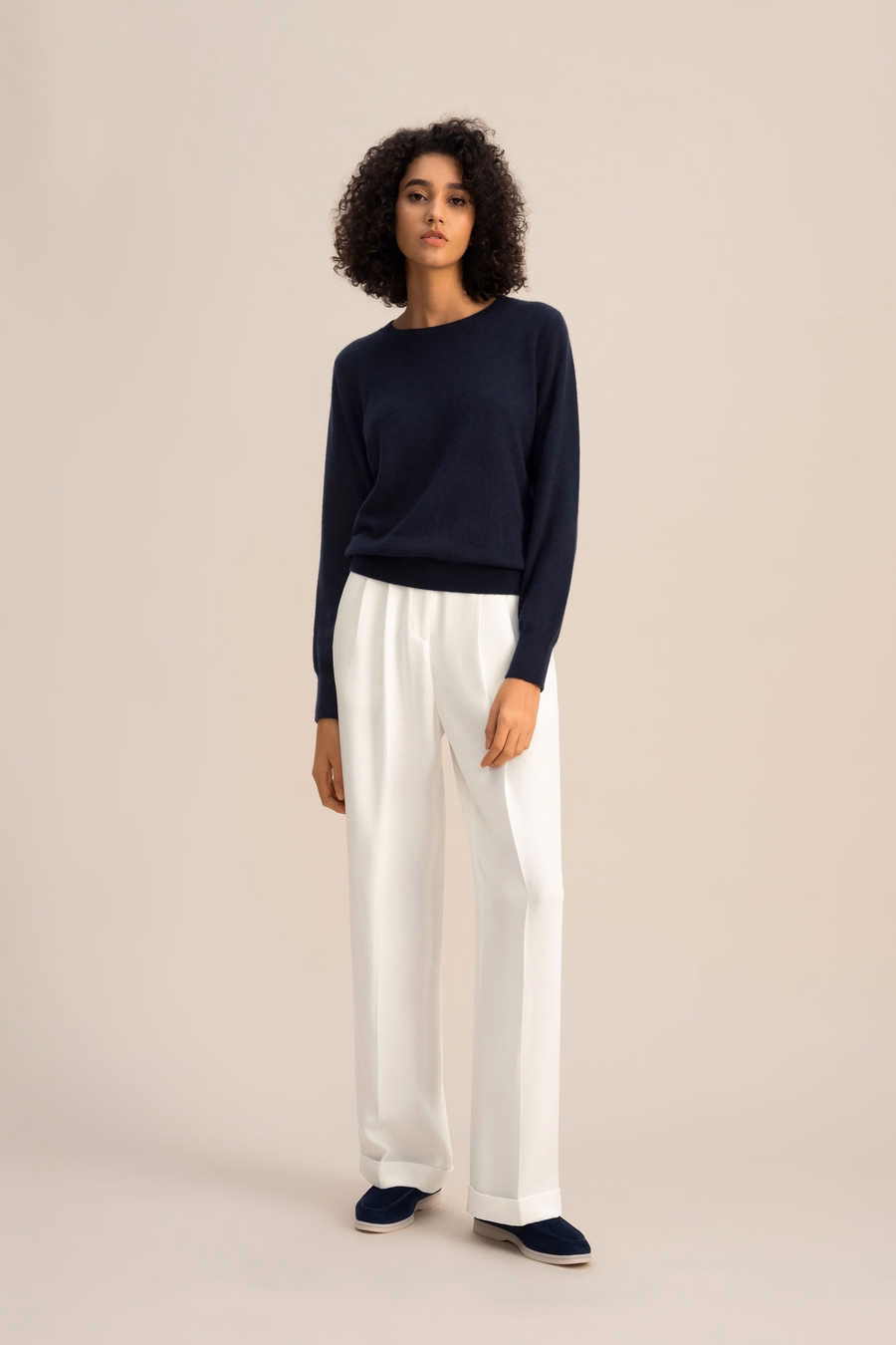 Maglione girocollo in cashmere per bambini