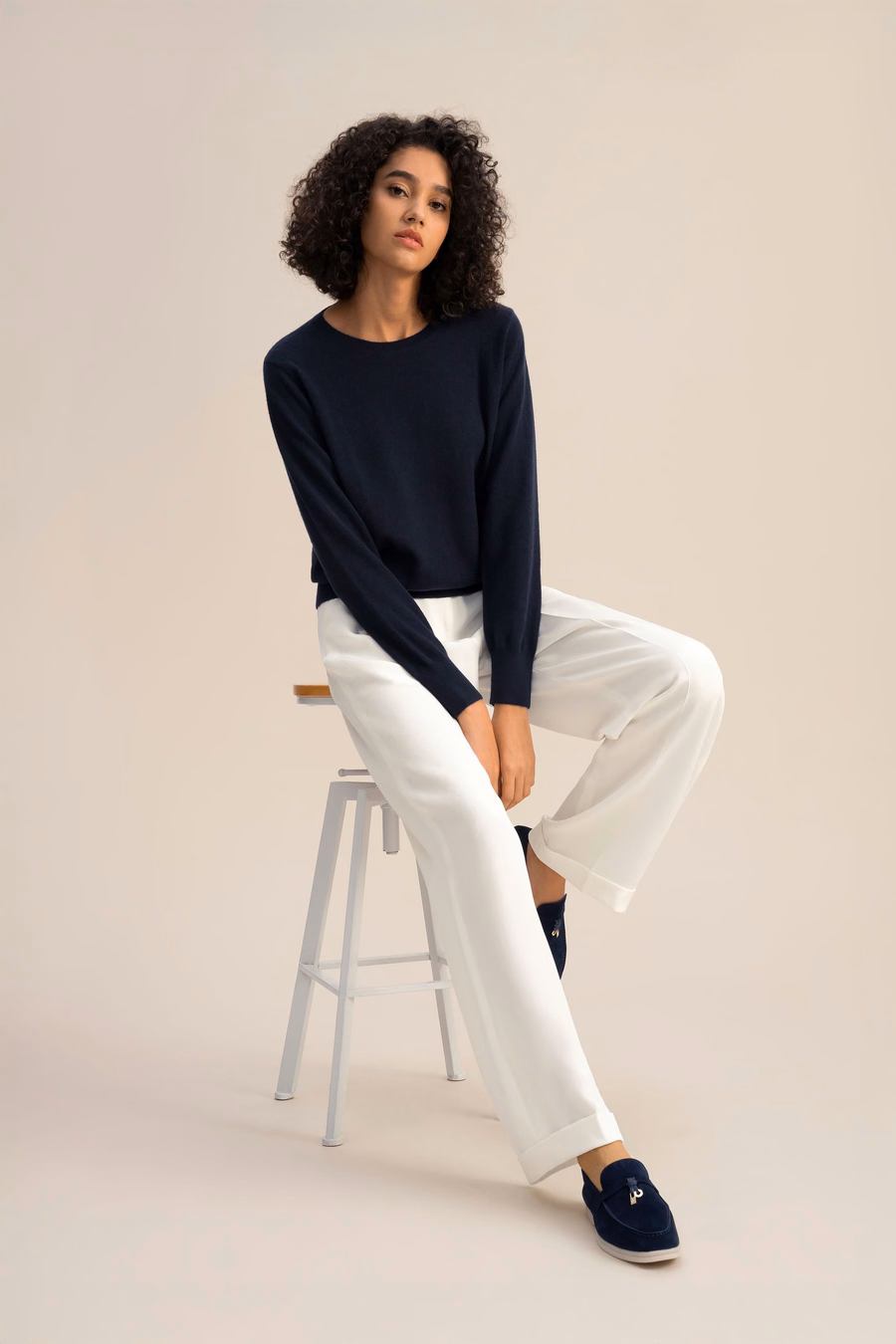 Maglione girocollo in cashmere per bambini
