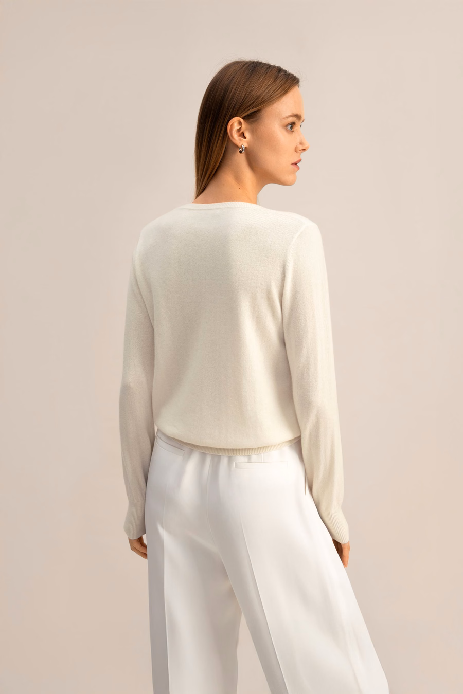 Maglione girocollo in cashmere per bambini