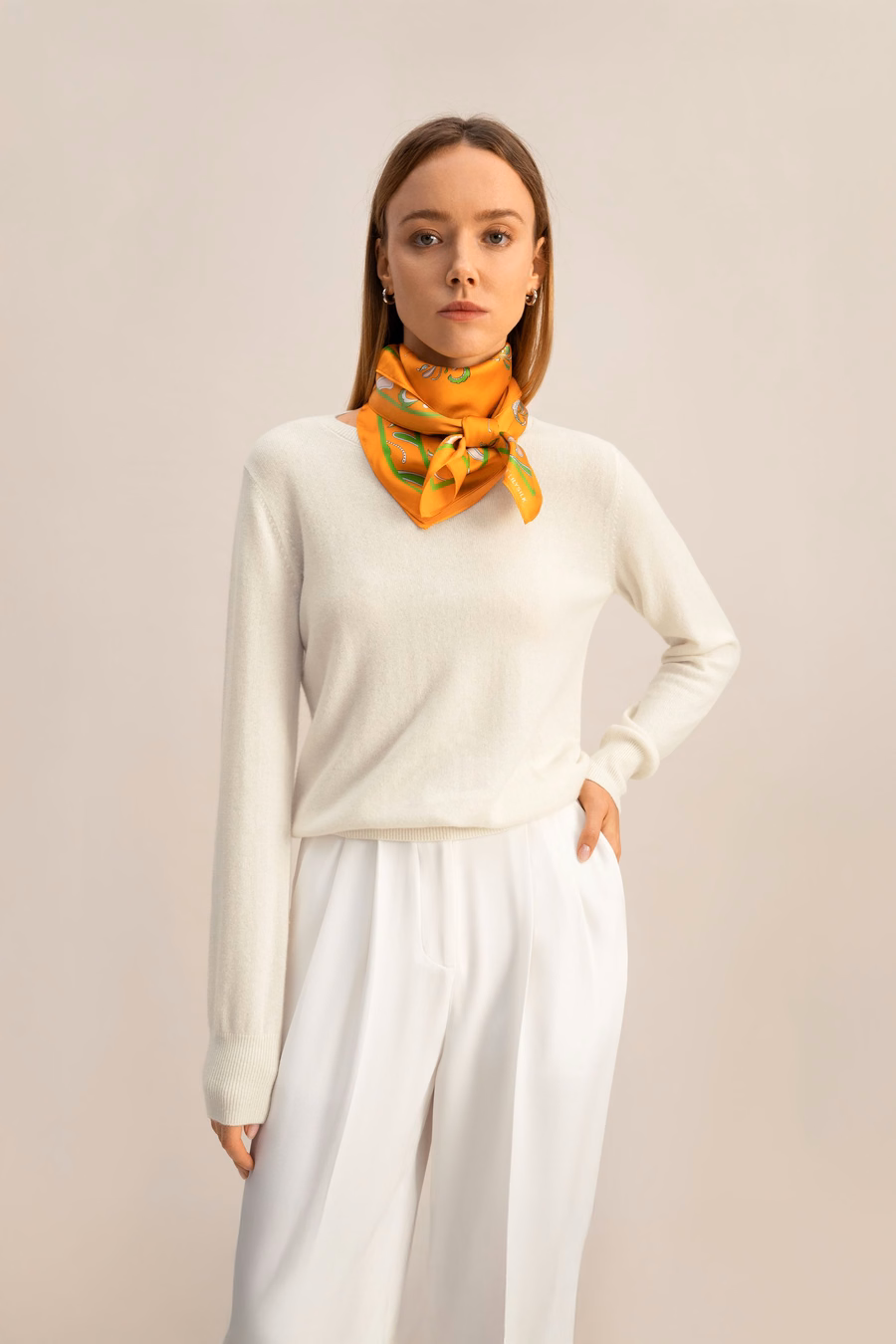 Maglione girocollo in cashmere per bambini