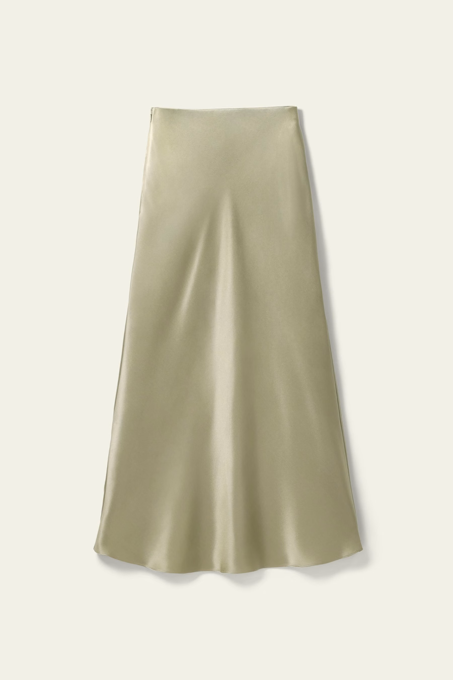 Gonna Maxi in Seta Charmeuse Doppiata