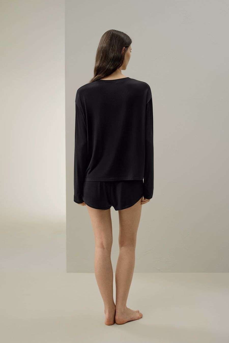 Top rilassato in jersey di seta Breeze