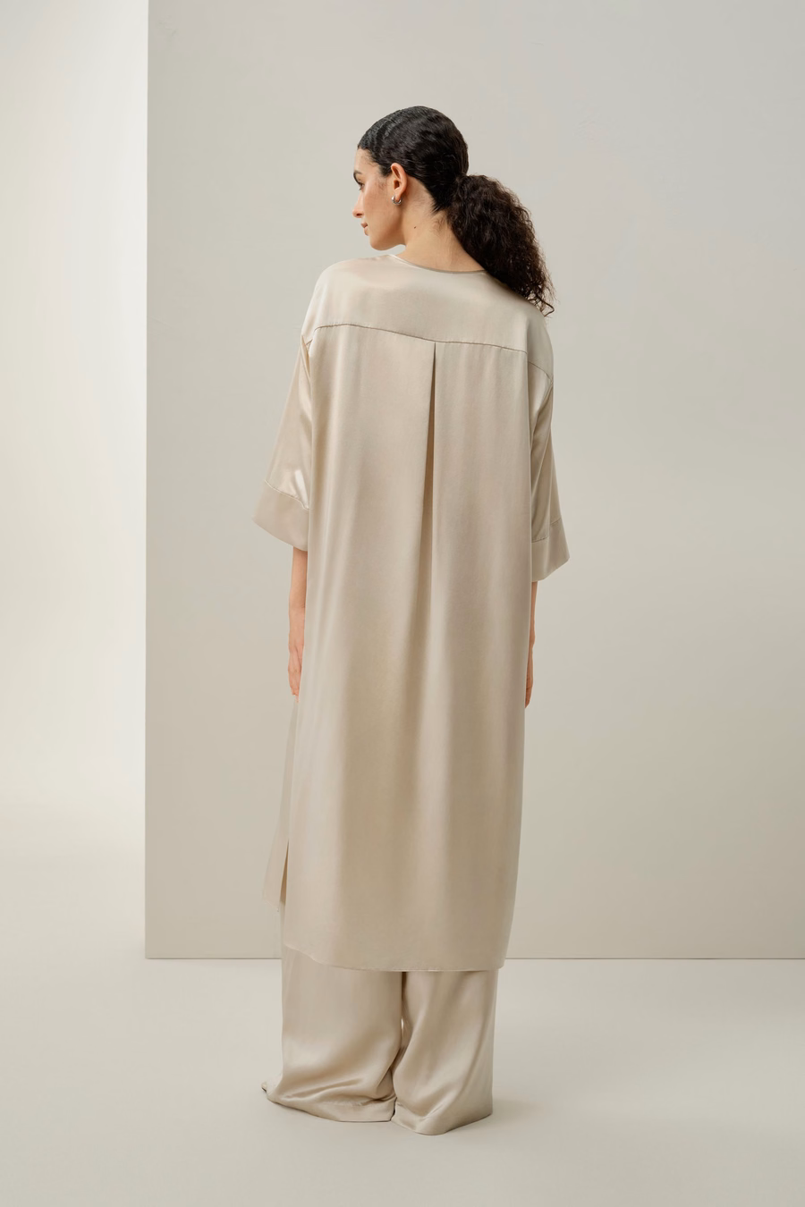 Tunica in Seta Charmeuse