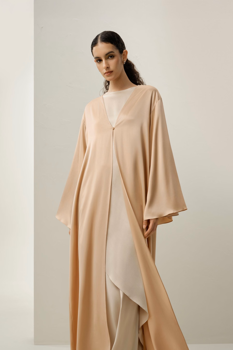 Abaya in Seta Charmeuse