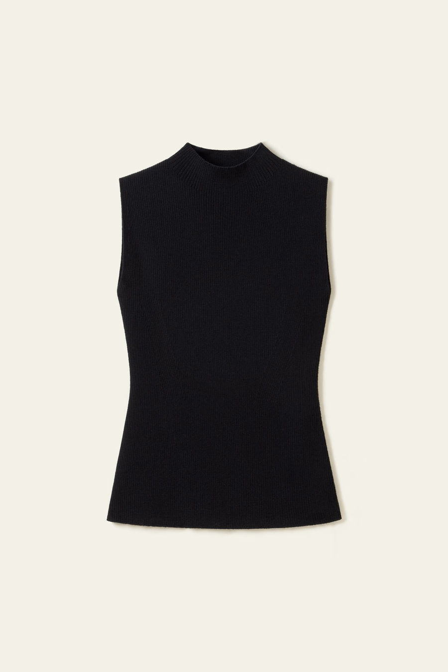 Gilet in lana lavabile a maglia senza cuciture