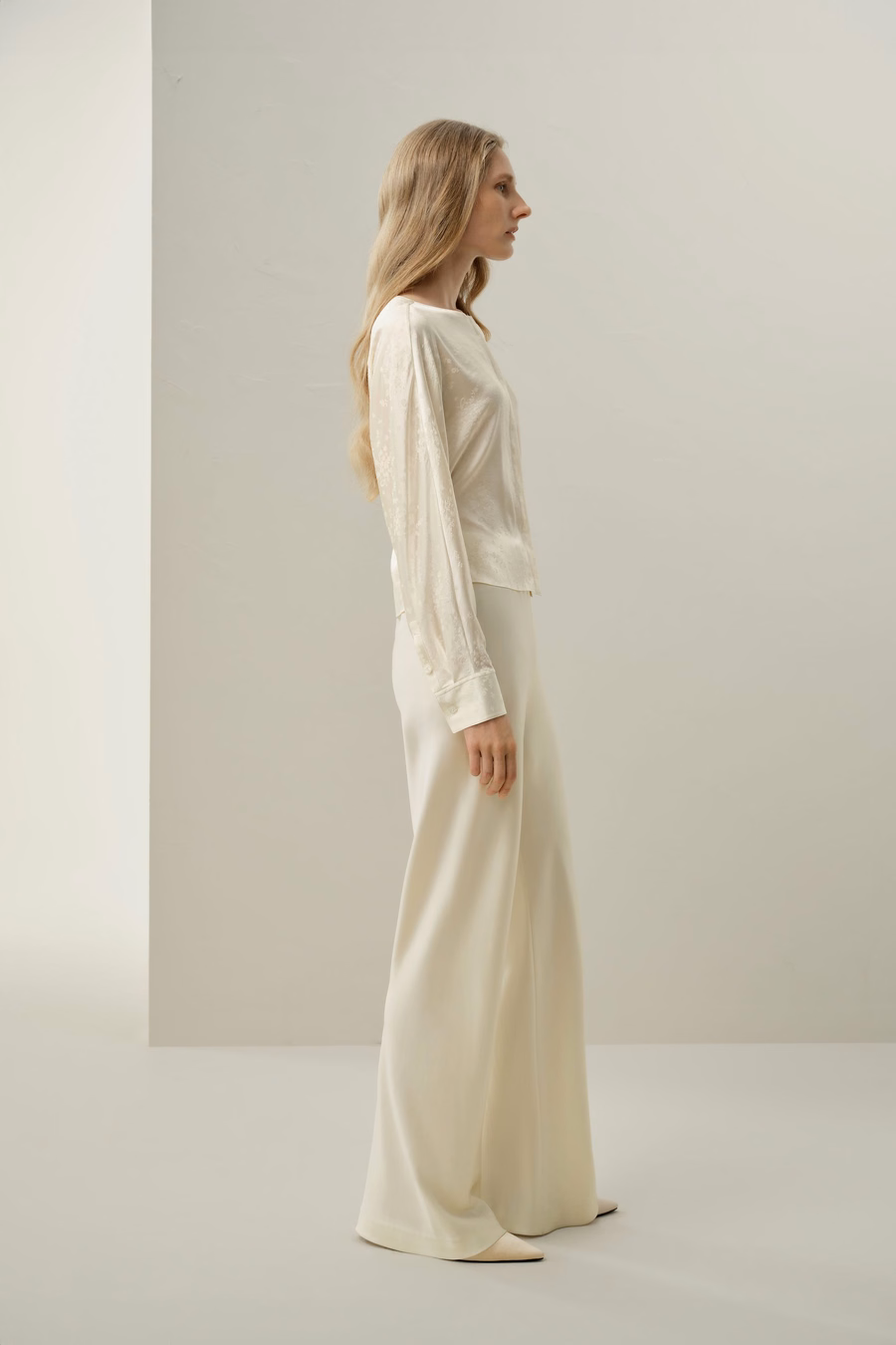 Blusa in seta jacquard YING