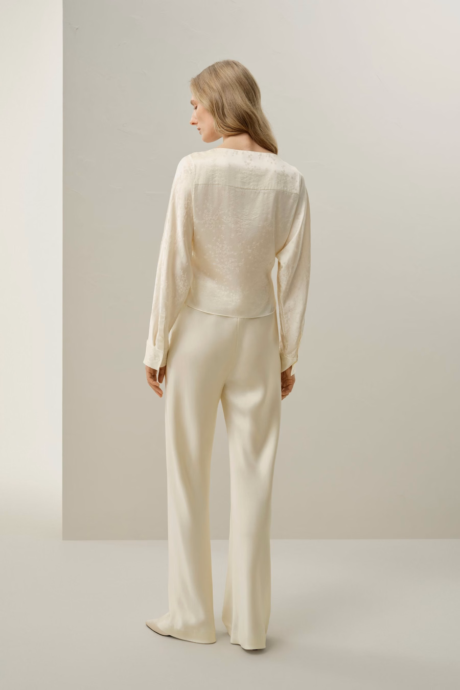 Blusa in seta jacquard YING