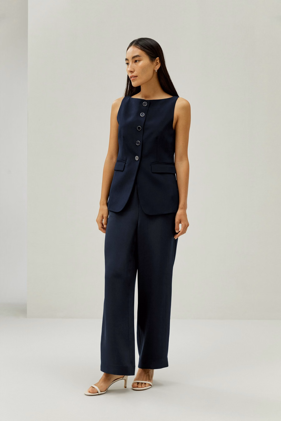 Button Up Blazer in Seta