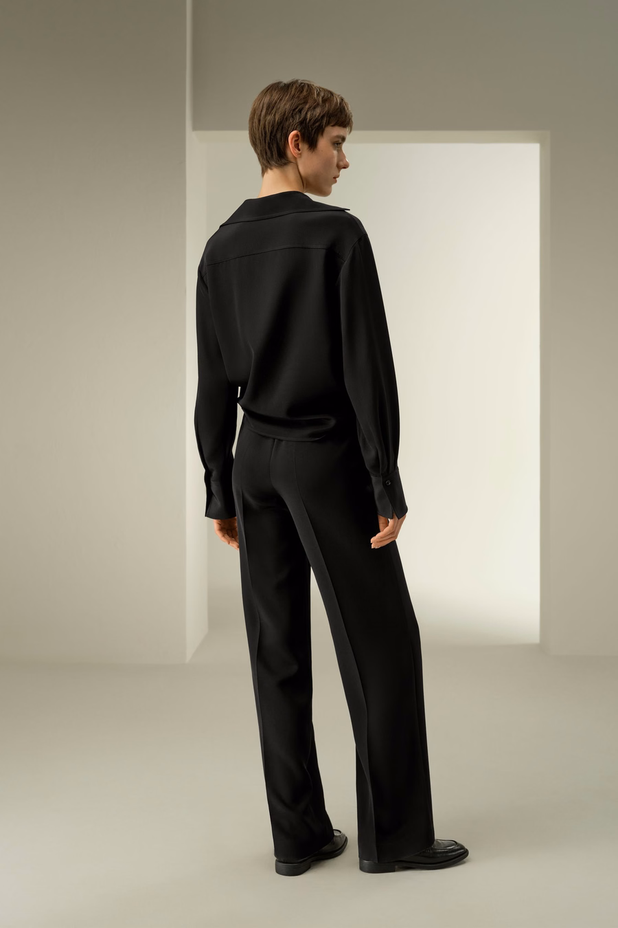 Blusa in Seta Stretch di Lusso