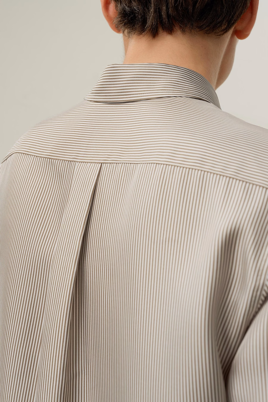 Camicia di seta classica stampata su entrambi i lati