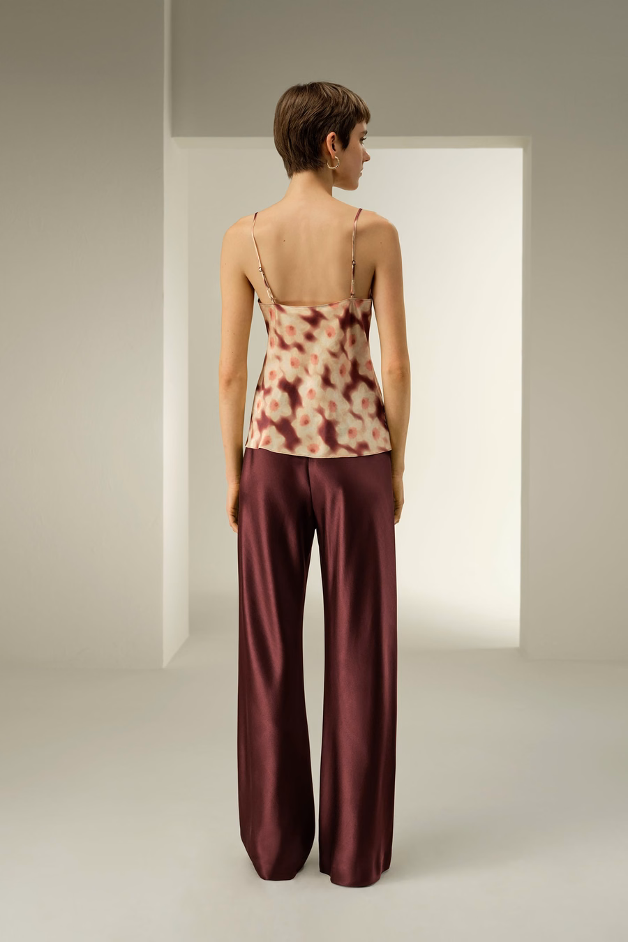Canotta in Seta Daffodil Bloom - Realizzata con Tessuto Liberty