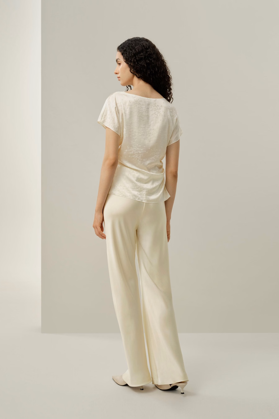 Top in seta jacquard YING