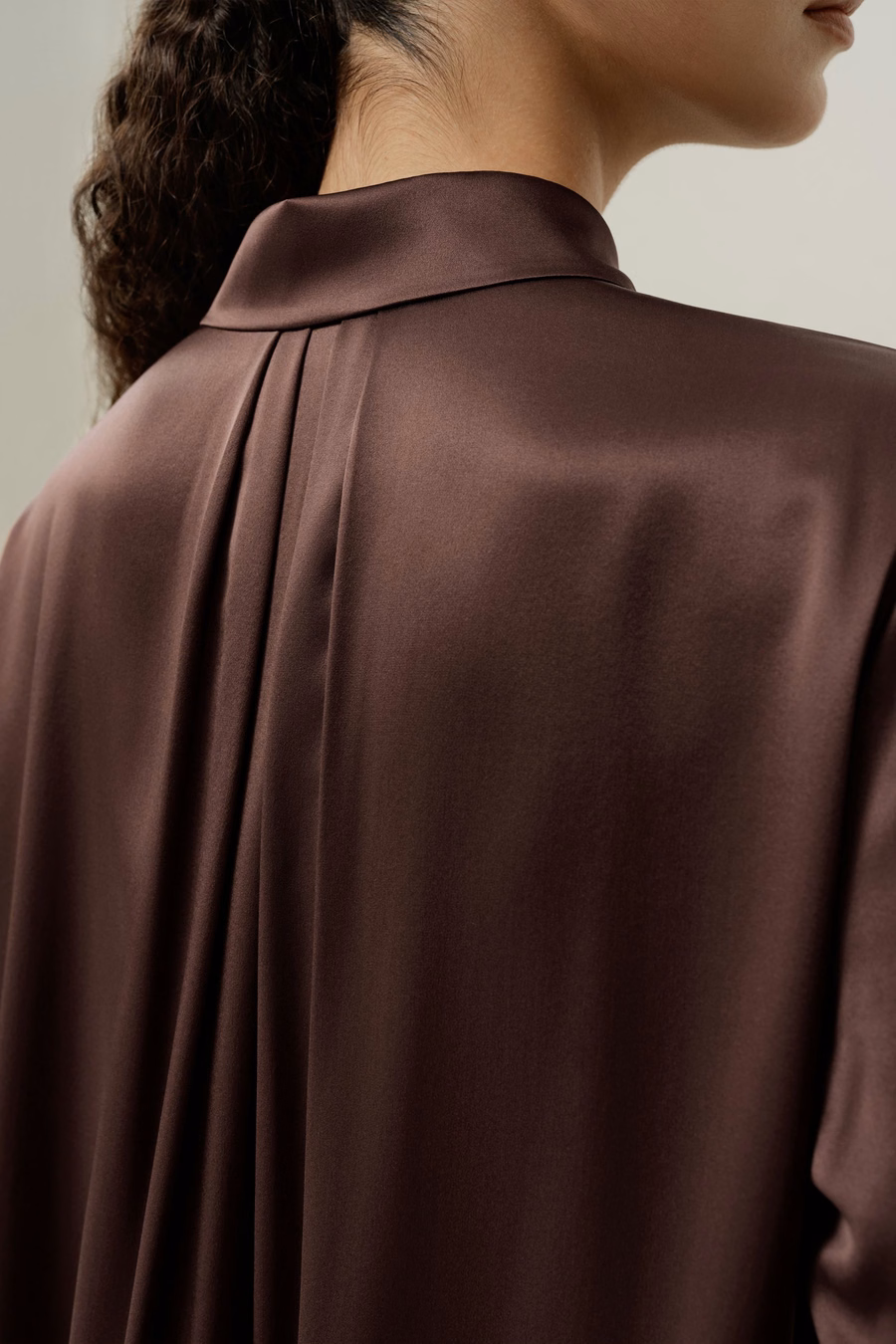Abito Camicia in Seta Charmeuse