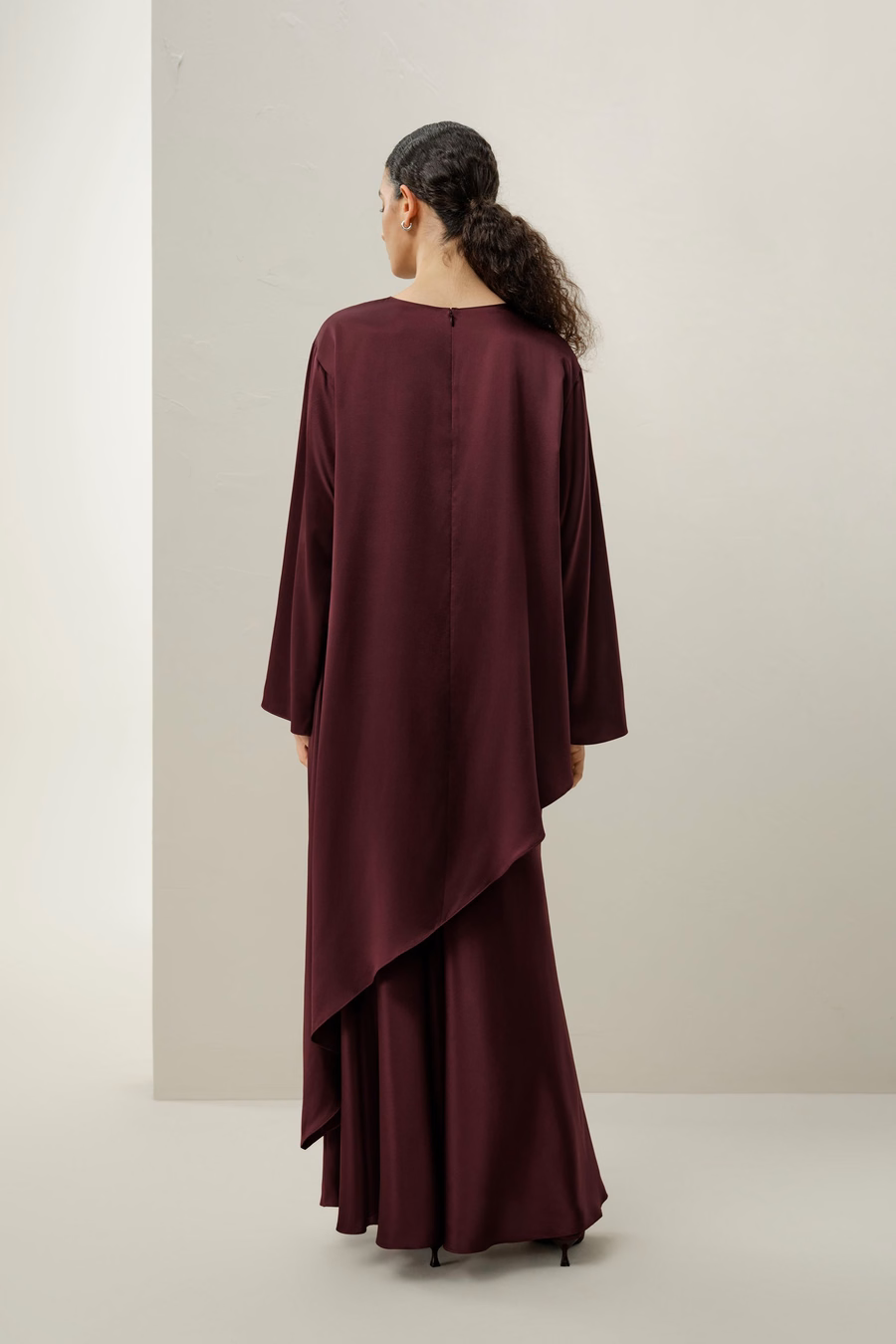 Gonna Maxi A-Line in Seta Charmeuse