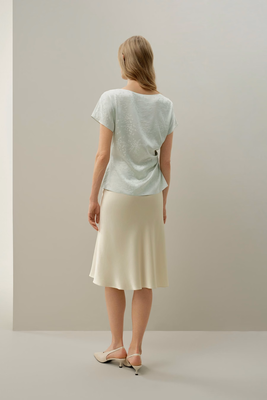 Top in seta jacquard YING