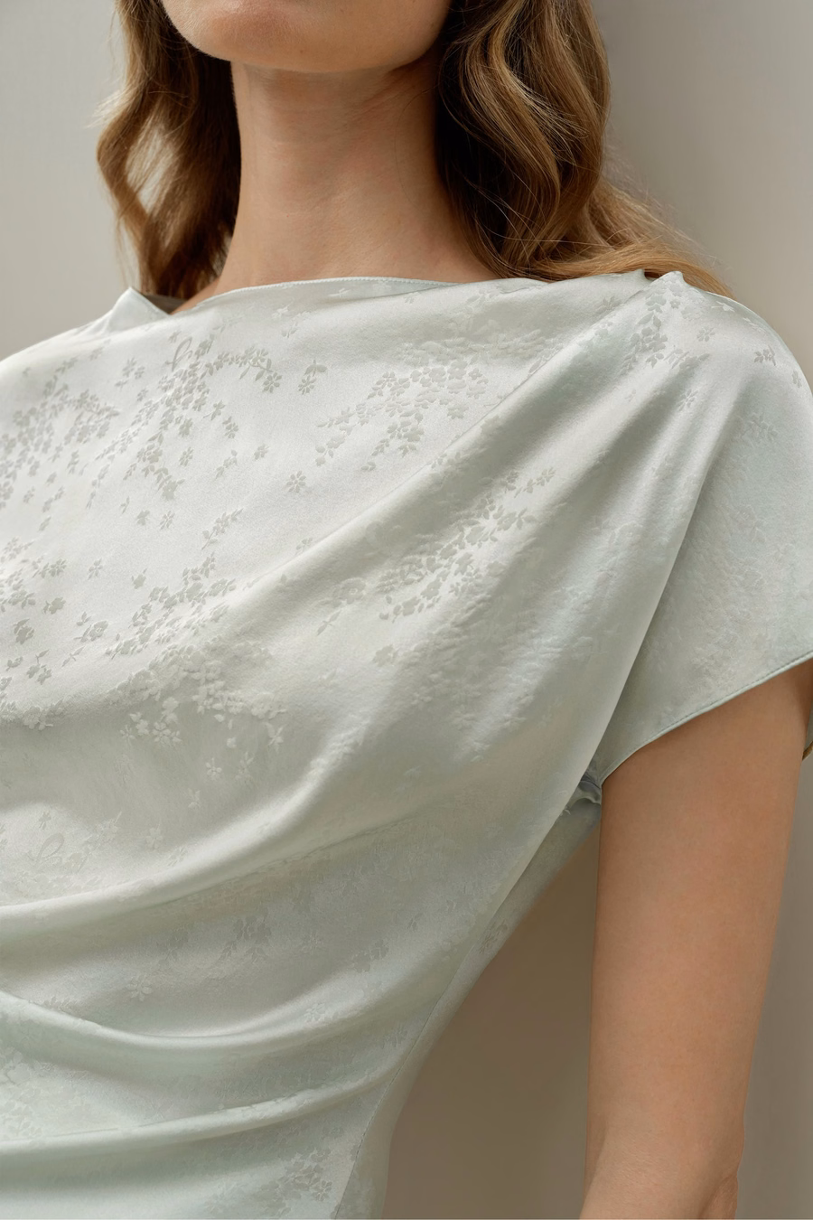 Top in seta jacquard YING