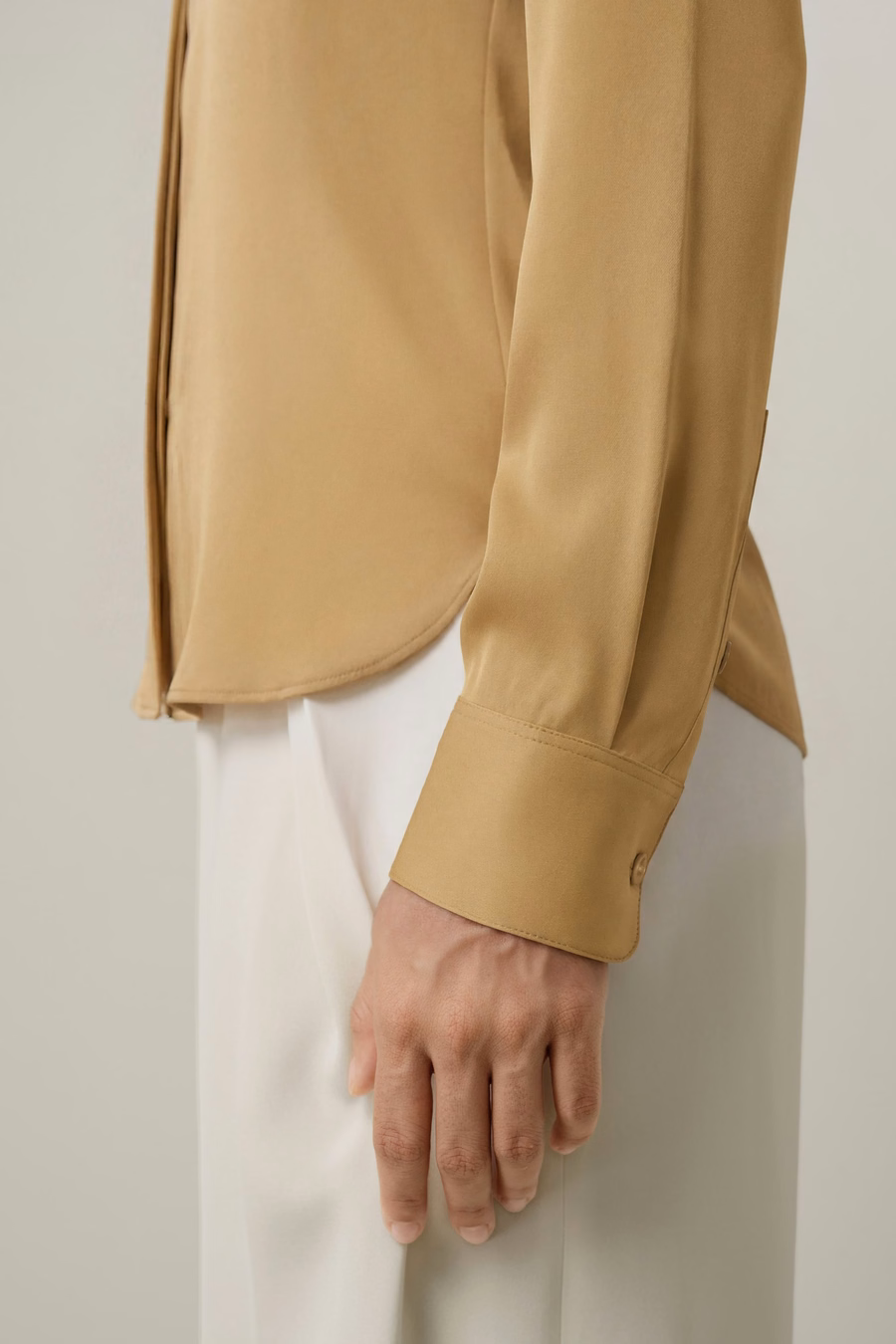 Camicia in Viscosa Doppia Georgette