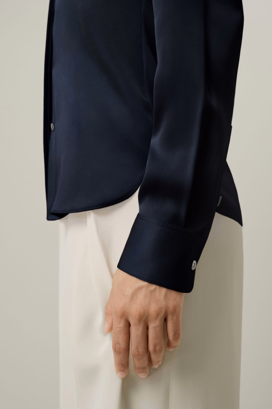 Camicia in Viscosa Doppia Georgette