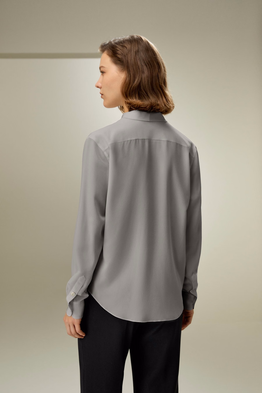 Blusa con Papillon in Seta