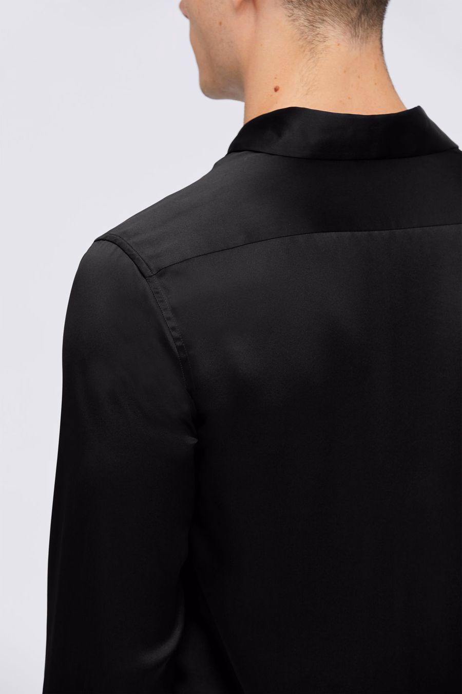 Camicia Base in Sete di Gelso per Uomo