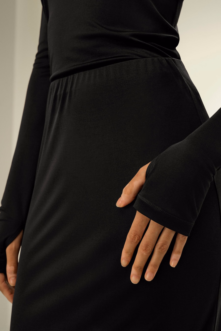 Elegante Gonna Midi in Seta