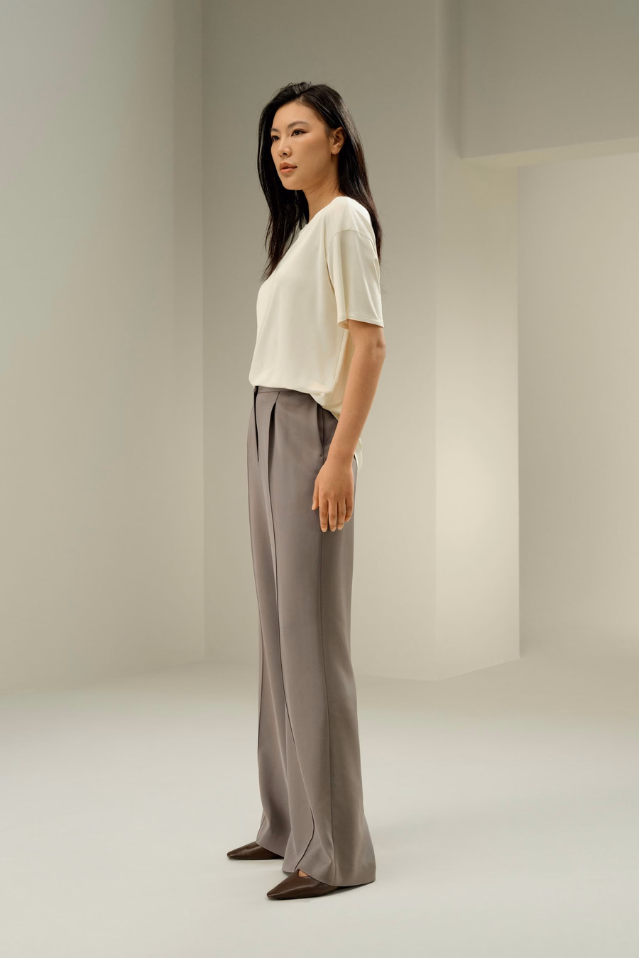 Maglietta Oversized in Jersey di Seta