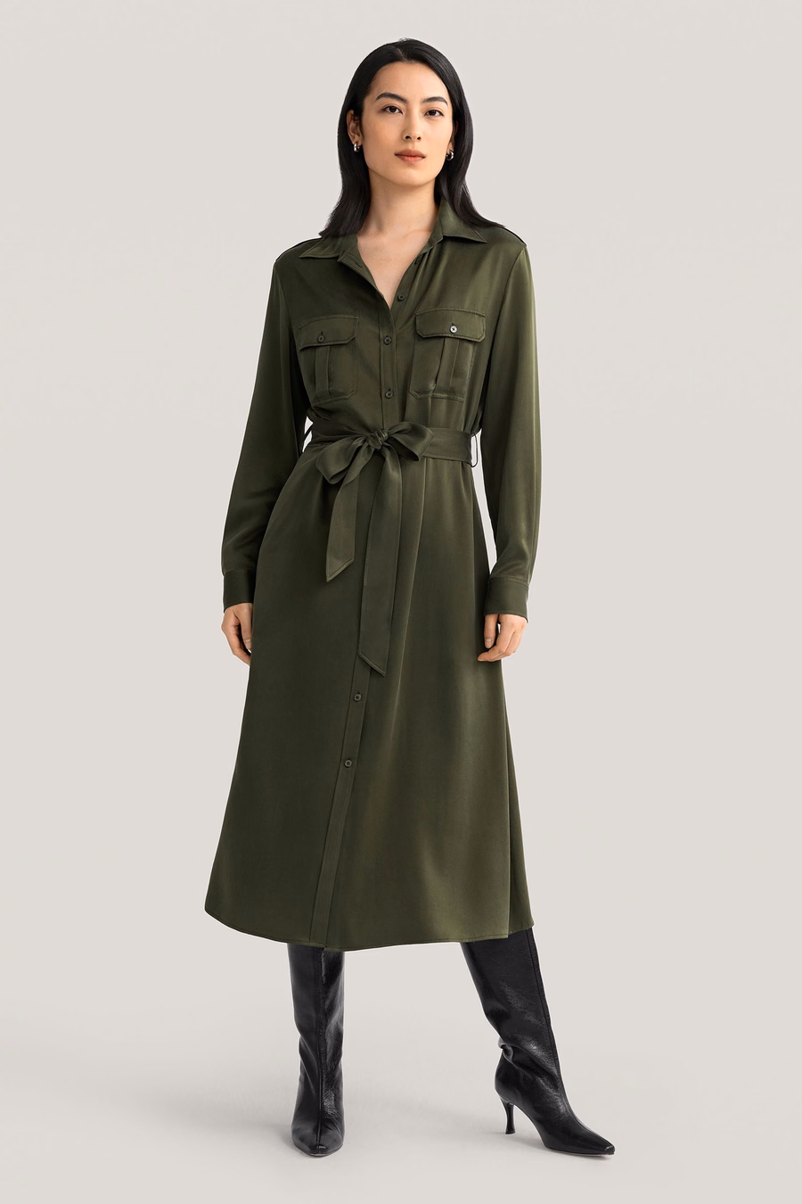 Abito Trench Pocket Lavato SABBIA