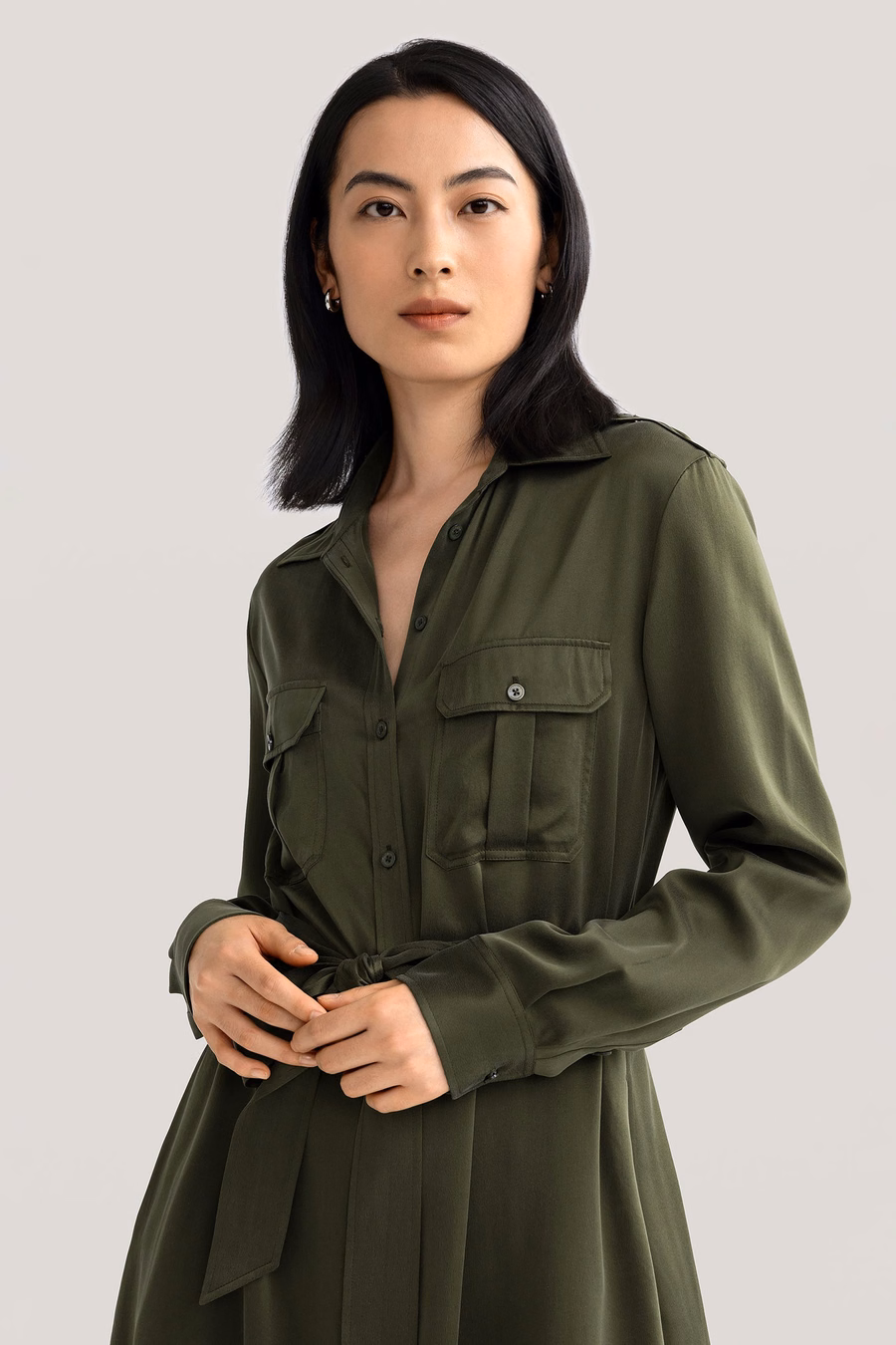 Abito Trench Pocket Lavato SABBIA