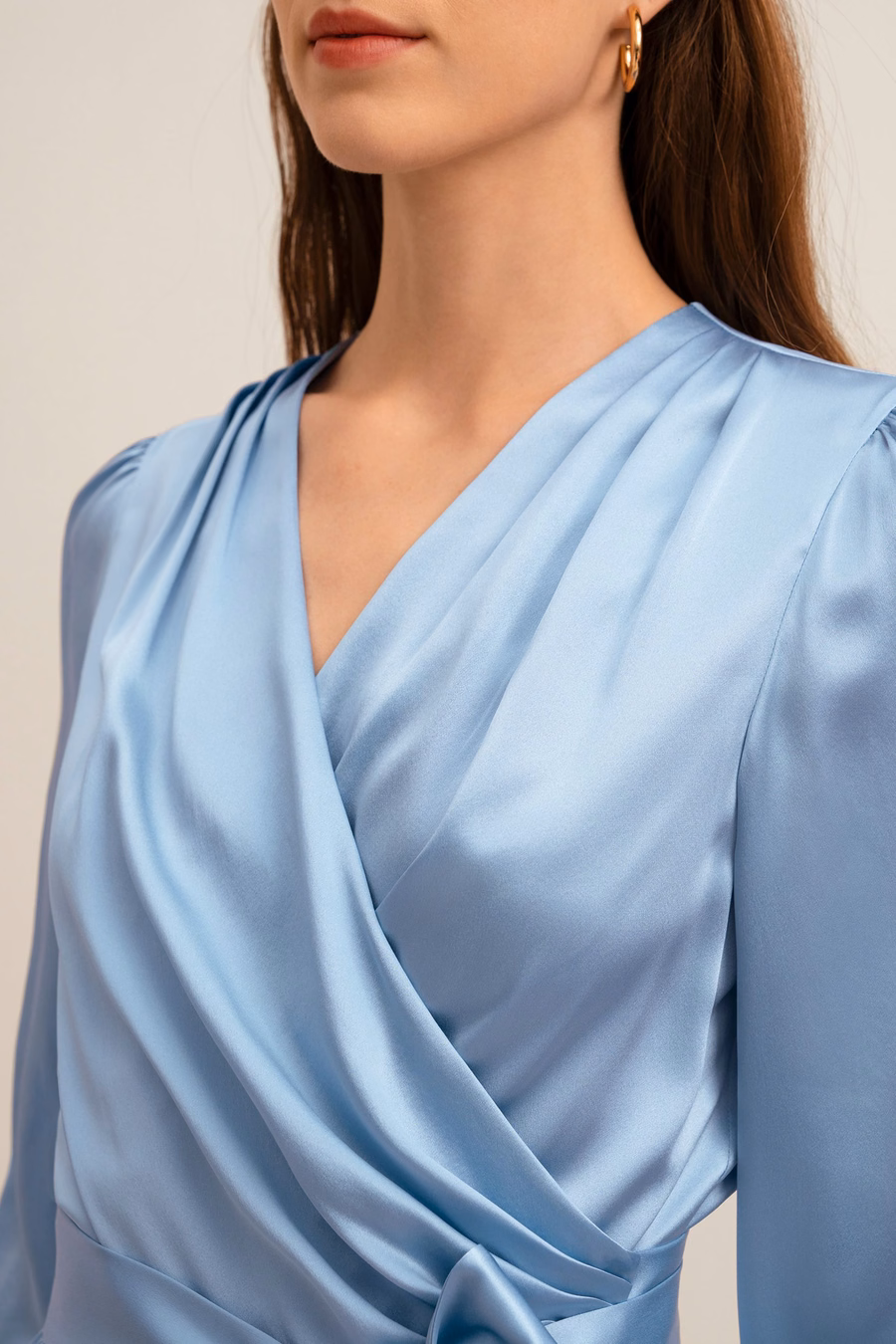 Vestito avvolgente Linaria