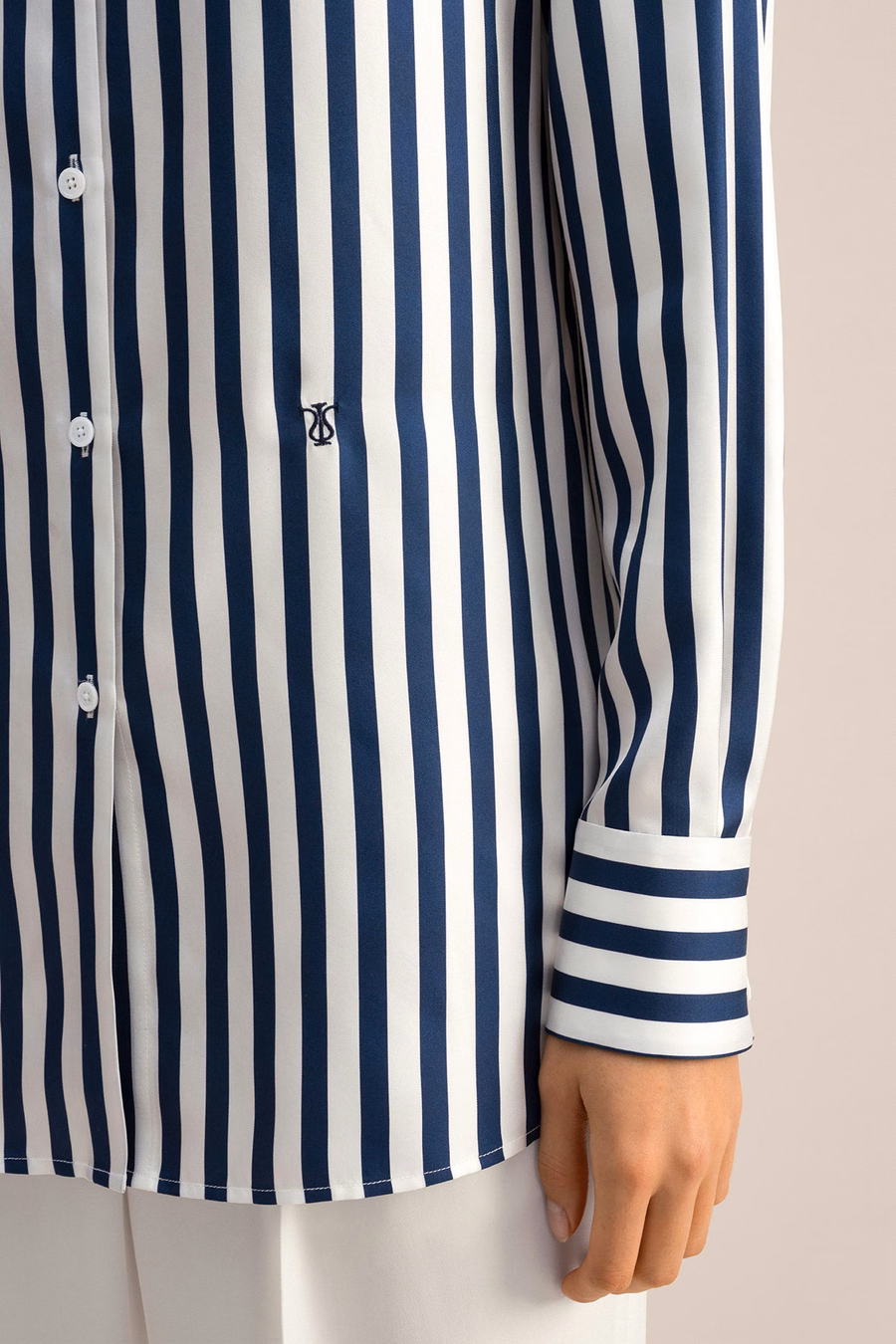 Camicia di seta Amalfi a righe