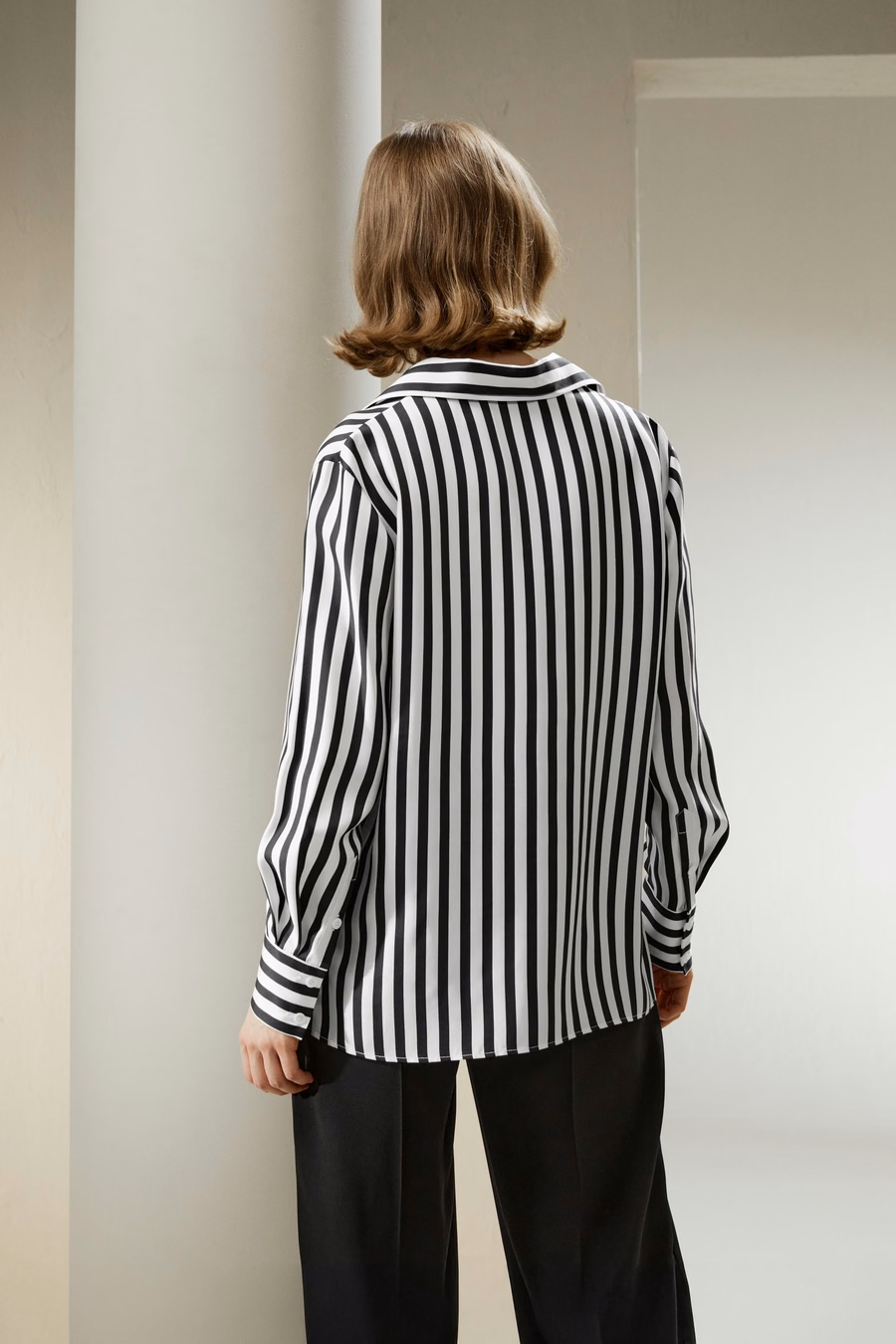Camicia di seta Amalfi a righe