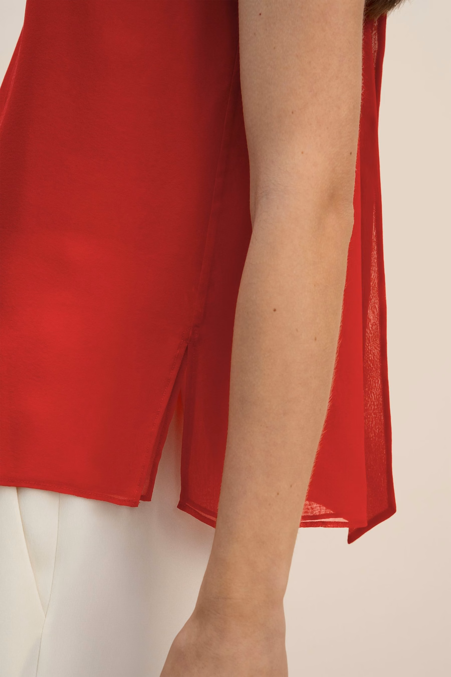 Top Halter in Georgette di Seta