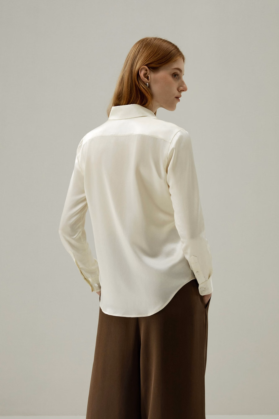 Camicia di seta su misura