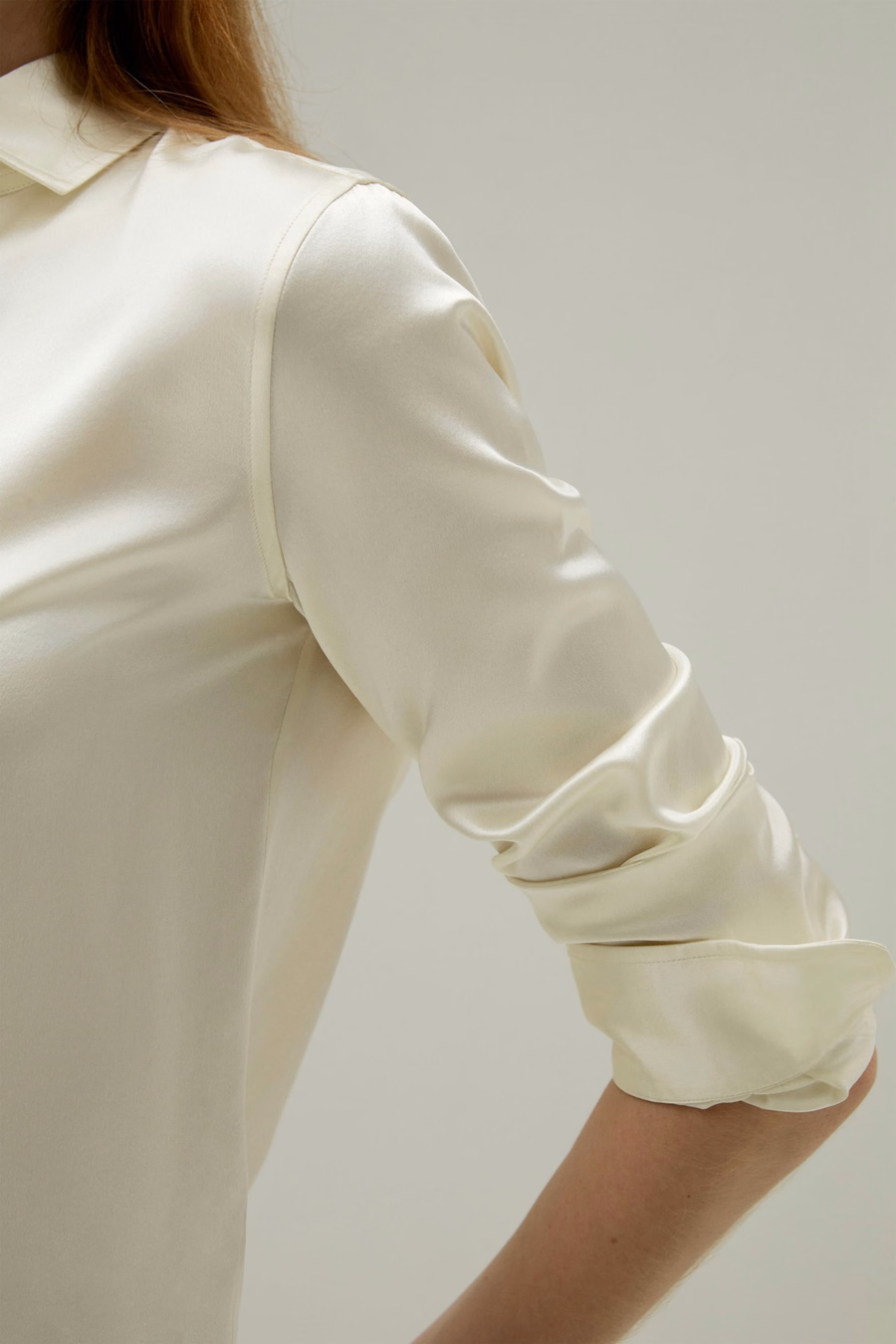 Camicia di seta su misura