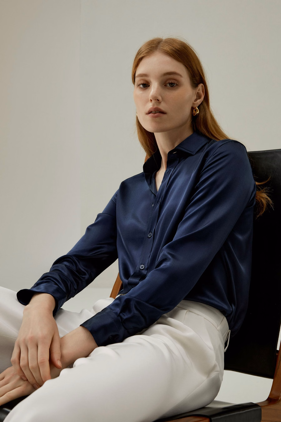 Camicia di seta su misura