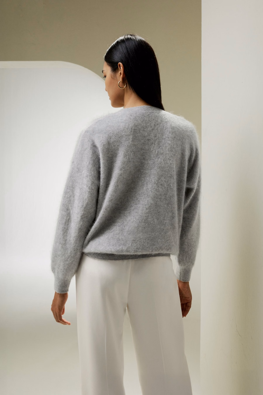 Maglione in Cashmere Spazzolato