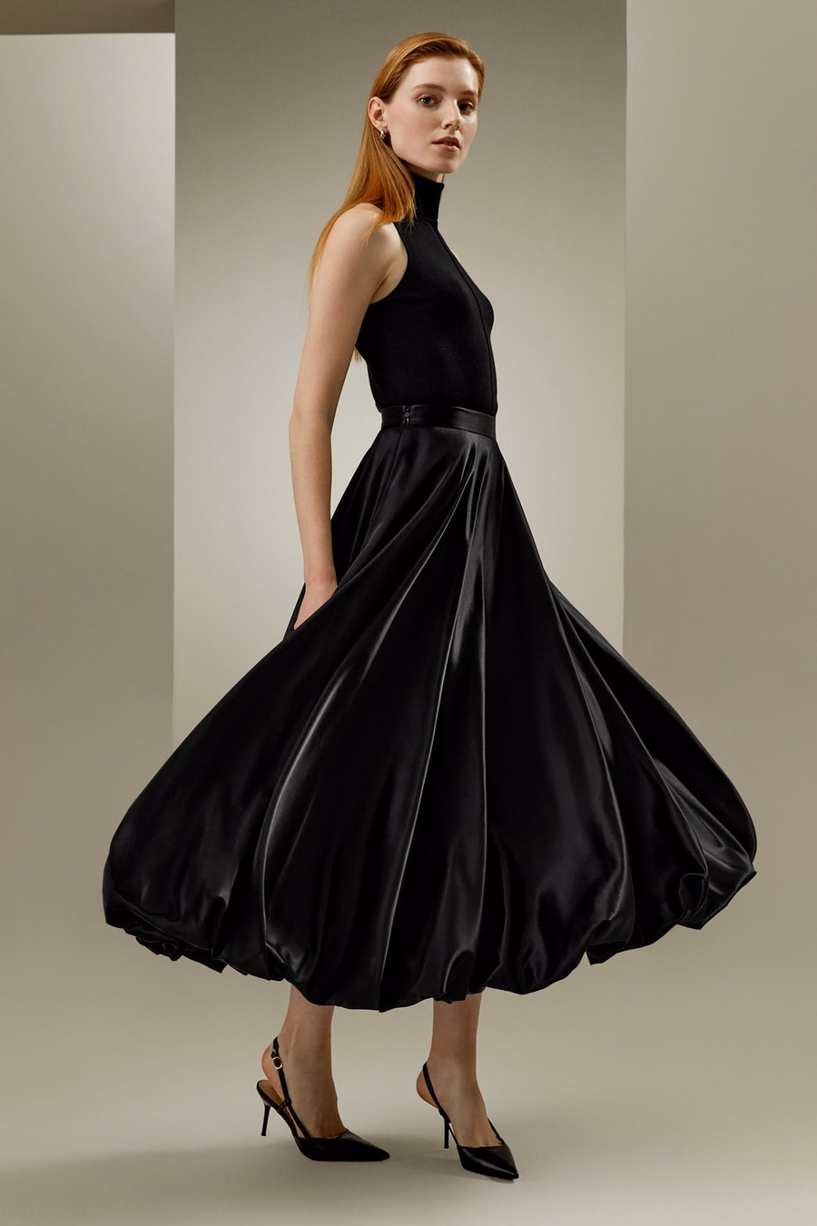 LILYSILK X LYDIA MILLEN Gonna Snowdrop