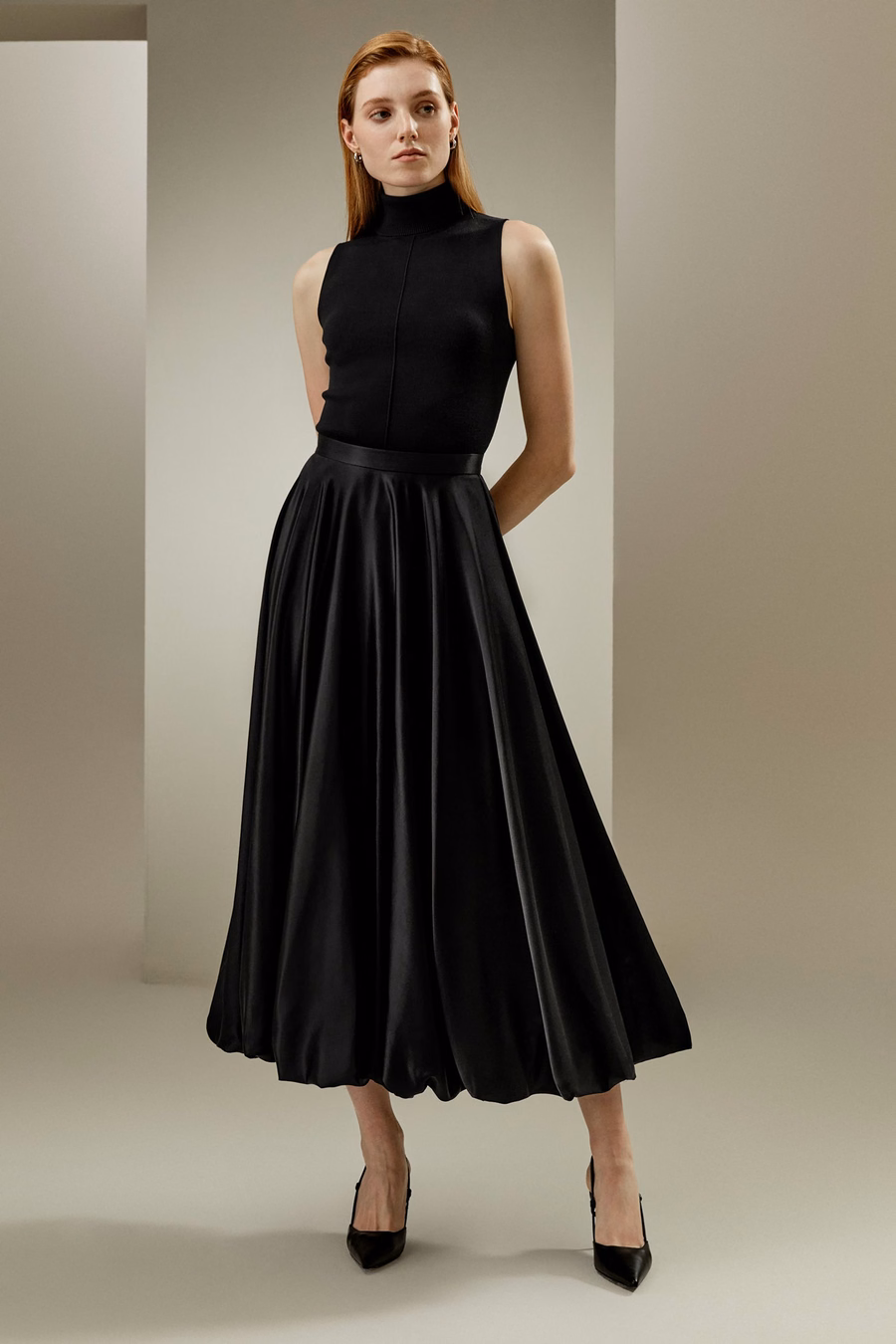 LILYSILK X LYDIA MILLEN Gonna Snowdrop
