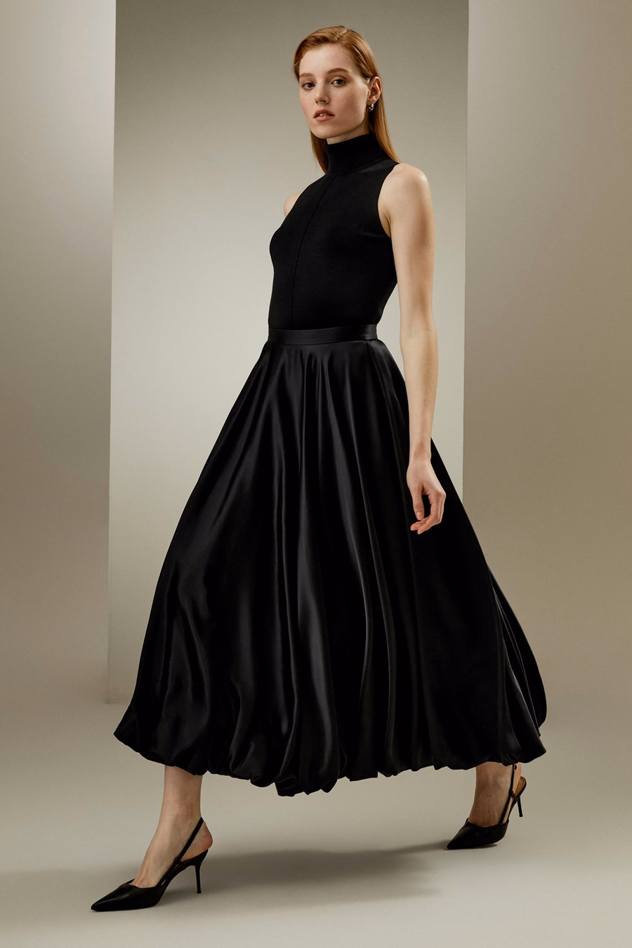 LILYSILK X LYDIA MILLEN Gonna Snowdrop