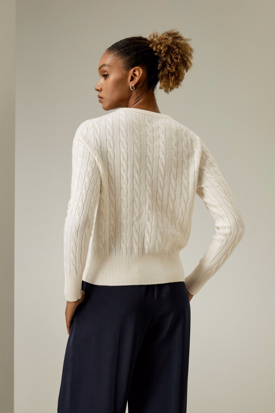 Baby Cashmere Cable-Knit Cardigan