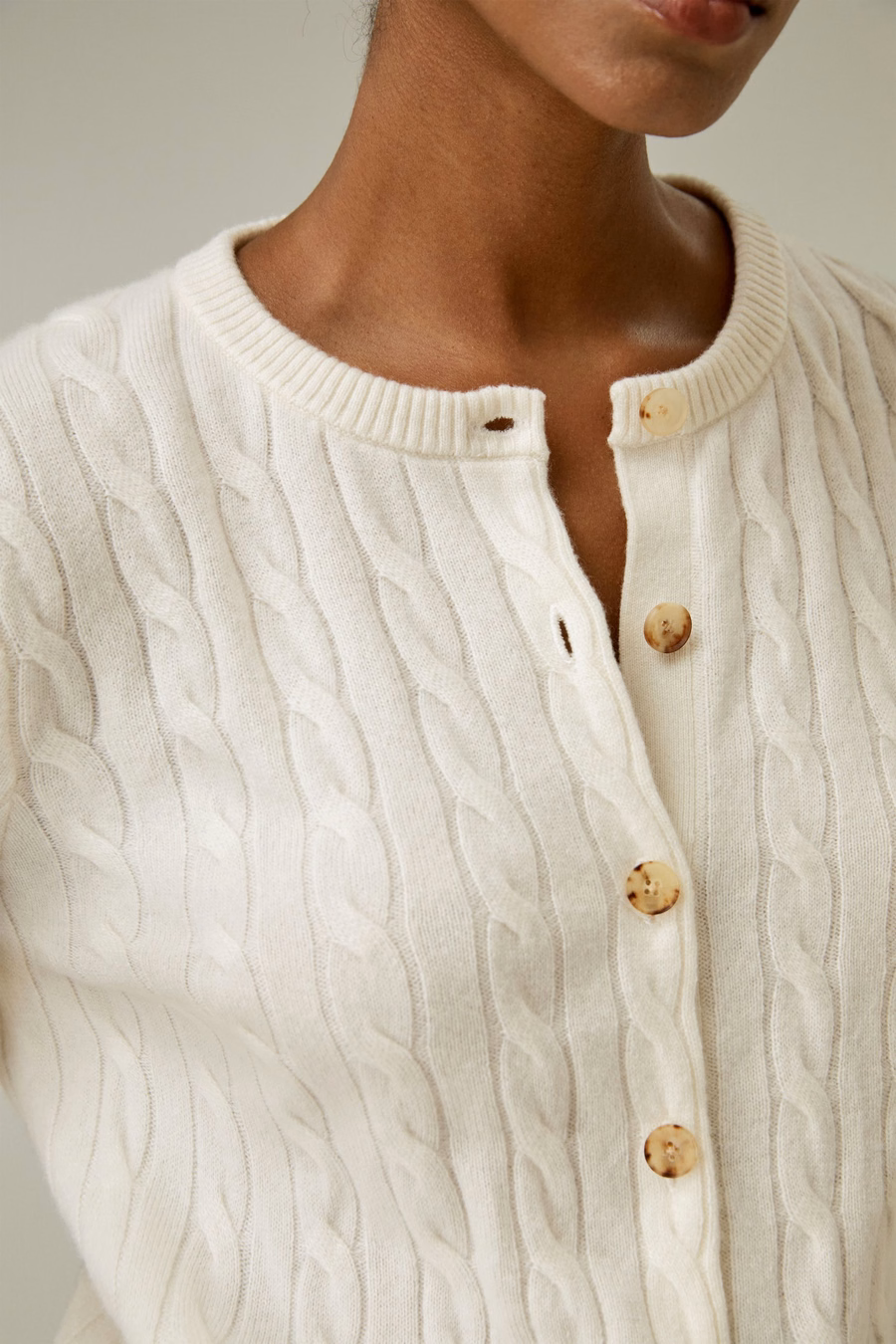Baby Cashmere Cable-Knit Cardigan
