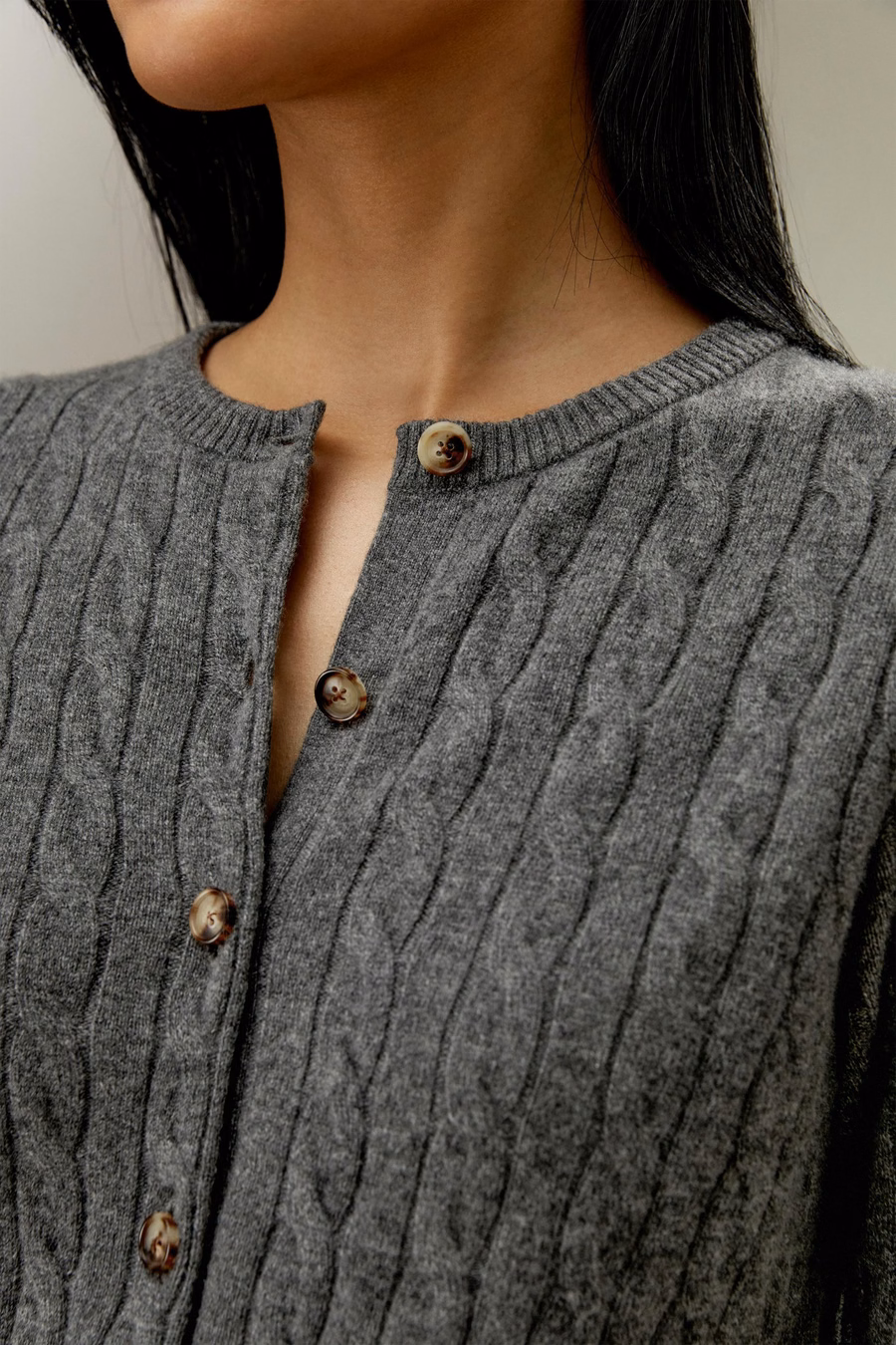 Baby Cashmere Cable-Knit Cardigan